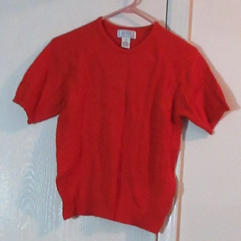 JENNIFER MOORE Short Sleeve Sweater Ssmall